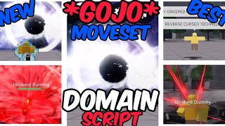 NEW💪Roblox tsb script  Gojo domain moveset  Custom VFX amp SFX Respawn after death  Domain 🔵🔴🟣 [upl. by Cuttler]