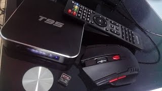 Sunvell T95 ANDROID TV BOX Review [upl. by Alolomo]