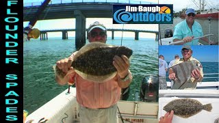 Fishing for flounder and spadefish Big D wreck Chesapeake Bay amp tying a snell hook [upl. by Von]