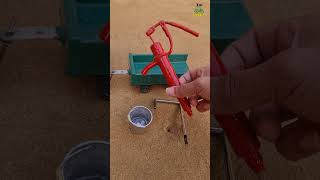 Mini Chaff Cutter Machine Project Mini Handpump Water Motor And Cow Video Project short [upl. by Nylloh156]