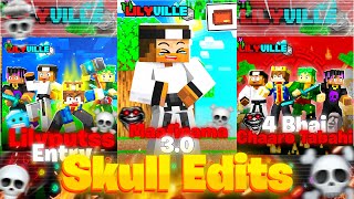 Skull Edits ftGamerFleetampJack💀  Shorts Compilation  MinevidZ [upl. by Adley]