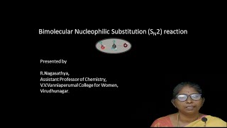 Bimolecular Nucleophilic Substitution S N 2 reaction [upl. by Inalak]