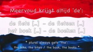 Nouns 13 de and het  learn Dutch lesson  Zelfstandige naamwoorden Nederlands leren online [upl. by Laval343]