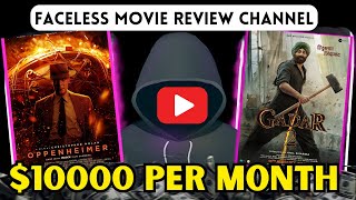 Create A Faceless Movie Review Channel On Youtube And Make 10000 Per Month facelesschannel [upl. by Terra]