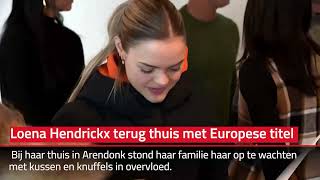 Loena Hendrickx terug thuis met Europese titel op zak [upl. by Oneill150]