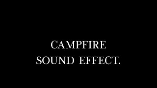 Crackling Campfire Sounds Intense Fire Ambience Sound Effect [upl. by Nnylhsa]