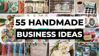 55 Handmade Business Ideas You Can Start At Home  DIY Crafts amp Handmade Products to Sell [upl. by Fuller]