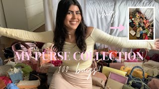 MY PURSE COLLECTION 2022 100 bags  Gabriella Mortola [upl. by Duester837]