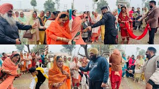 DEOR BHABI DI SANTI RASAM  AFTER WEDDING FIGHT GAMES  INDIAN WEDDING RITUALS  INDER amp KIRAT [upl. by Rich]