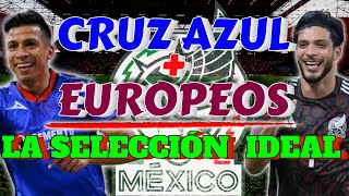 Así es el XI IDEAL de la SELECCIÓN MEXICANA para GANARLE A HONDURAS  ¡CRUZ AZUL  EUROPEOS 🇲🇽🔵 [upl. by Kellia]