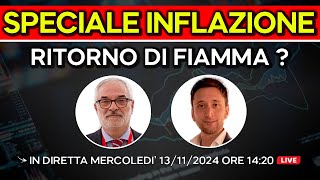 Speciale INFLAZIONE USA OGGI DATI CRUCIALI PER I MERCATI FINANZIARI [upl. by Nadab]