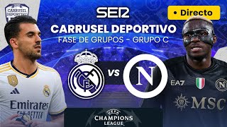 🏆⚽️ REAL MADRID vs NÁPOLES  Fase de Grupos UEFA Champions League EN DIRECTO [upl. by Eugilegna]