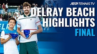 Reilly Opelka Beats Nishioka To Win 2nd Title  Delray Beach 2020 Final Highlights [upl. by Jeffery640]