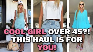 THE ULTIMATE COOL GIRL SUMMER WARDROBE Over 45  Revolve Try On [upl. by Letnuhs]