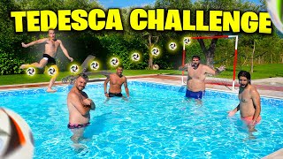 ⚽ TEDESCA FOOTBALL CHALLENGE in PISCINA con gli ELITES [upl. by Nawuj555]