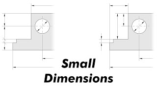 Dimensioning Small Parts in Mechanical Drawing [upl. by Eseneg168]