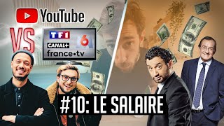 YouTube VS la télé 10  Le salaire des présentateurs et des youtubeurs [upl. by Lenahtan997]