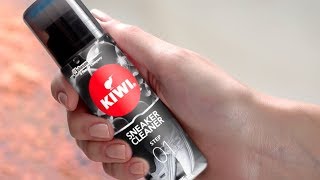 KIWI Sneaker Cleaner Step One  KIWI® Shoe Care [upl. by Ailecra]