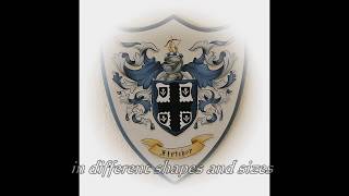 Hand painted Family Crests Custom Coat of Arms Heraldry [upl. by Nereen482]