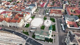 ORADEA  ROMANIA 2024  quot UNION SQUAREquot quotCITY HALLquot quotQUEEN MARIA THEATERquot [upl. by Llenwahs]