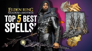 Top 5 MOST BROKEN Spells for Elden Ring DLC‼️ [upl. by Euqinomod]