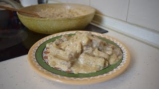 Бефстроганов из говядины со сметаной  Как вкусно приготовить говядину [upl. by Haik]