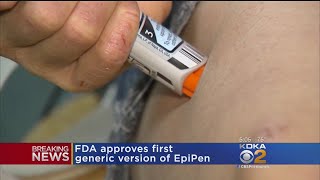 FDA Gives Approval To First Generic EpiPen [upl. by Celisse485]