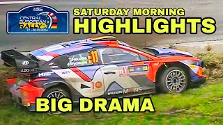 SATURDAY MORNING LOOP  WRC CENTRAL EUROPEAN RALLY 2024 [upl. by Isnam]