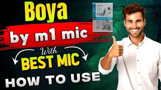 Boya By M1 Mic Unboxing Video  How To Make Unbox in boya by m1 mic ❤️ [upl. by Eive]