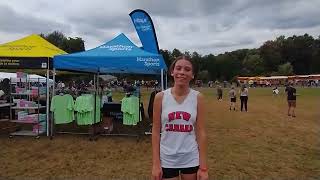 2024 Wickham Park XC Invite Girls Large Race Charlotte Moor [upl. by Aillimac]