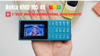 Nokia HMD 105 4G unboxing Budgetfriendly 4G phone with YouTube and web browsing Is it worth it [upl. by Norse908]