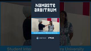 Student Insights from Namaste Arbitrum Roadshow at Mahindra University Hyderabad 🦾 [upl. by Yajet]