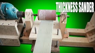 4 in 1  Homemade Thickness Sander PART 4 Powered Hand Drill  Mesin Amplas Kayu dengan Bor Tangan [upl. by Pontius189]