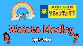 Waiata Medley Lyric Video  Colours in Māori Body Parts in Māori Oma Rāpeti by Havilah Kids [upl. by Annawik]