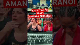 KATIE TAYLOR DEFEATS AMANDA SERRANO boxing katietaylor [upl. by Olra140]