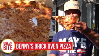 Barstool Pizza Review  Bennys Brick Oven Pizza Brooklyn NY [upl. by Vaasta]