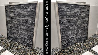 DIY Faux Stone Water Feature [upl. by Errot]