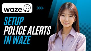 How to Set up Waze App Police Alert 2023  Easy Tutorial [upl. by Latoya856]