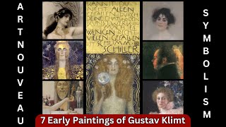 7 Early Paintings of Gustav Klimt [upl. by Oflunra]