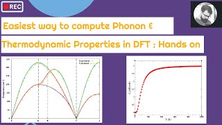 Super easy way to compute phonon amp thermodynamic properties with Phonopy amp DFT Automatic approach [upl. by Eimrots598]