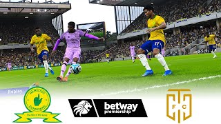 🔴MAMELODI SUNDOWNS vs CAPE TOWN CITY ⚽ BETWAY PREMIERSHIP 2425 ⚽ FOOTBALL GAMEPLAY HD [upl. by Odnanref]