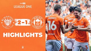 Highlights  Blackpool v Wigan Athletic [upl. by Nanni383]