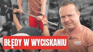 NIE POPEŁNIAJ TYCH BŁĘDÓW W WYCISKANIU NA KLATĘ [upl. by Ecadnac573]