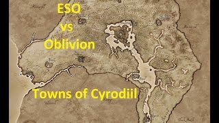 ESO vs Oblivion  Towns of Cyrodiil [upl. by Lisha174]