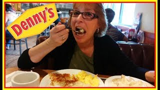 Dennys 👍 Breakfast is Everything 🥓🥚🥞 [upl. by Enaerb]