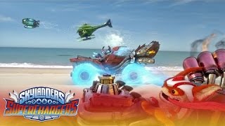 Skylanders Superchargers Wii U Walkthrough Part 1  Bowser amp Donkey Kong 2 Player [upl. by Alac]