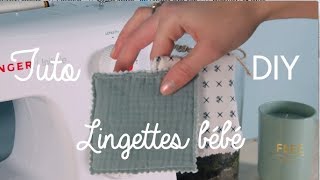 DIY Lingettes bébé couture  La Cigogne Française [upl. by Assirahs958]