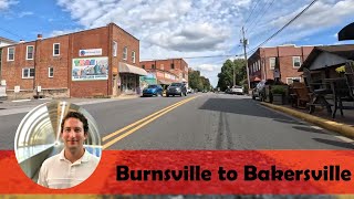 Driving from Burnsville to Bakersville in Western North Carolina [upl. by Bern]