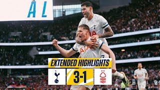 TOTTENHAM HOTSPUR 31 NOTTINGHAM FOREST  PREMIER LEAGUE EXTENDED HIGHLIGHTS [upl. by Marvel]