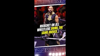 Ricochet on all wrestlers doing the same moves wwe ricochet aew wrestling shorts [upl. by Nappy]